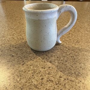Handmade Ceramic Coffee Mug - Cream Speckled